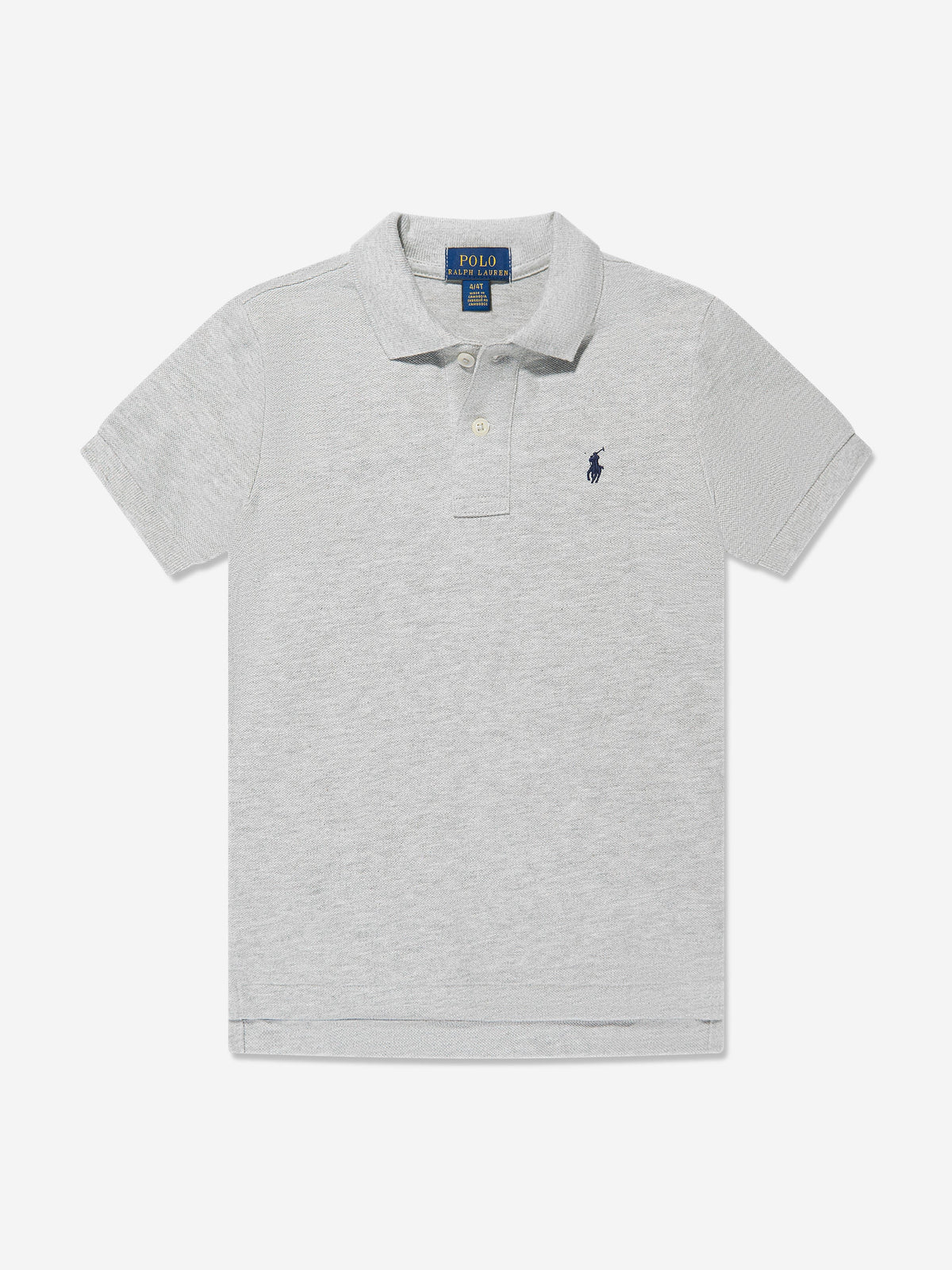 Ralph Lauren 男童灰色徽标 Polo 衫