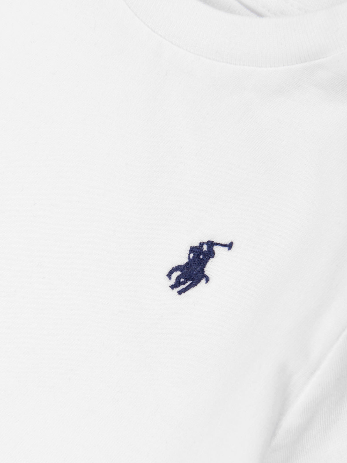Ralph Lauren 男婴棉质平纹针织徽标 T 恤
