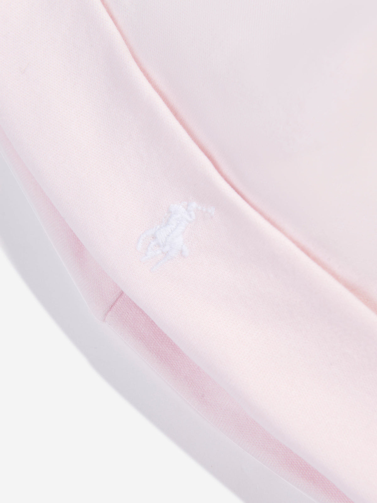 Ralph Lauren 女婴粉色徽标无檐便帽