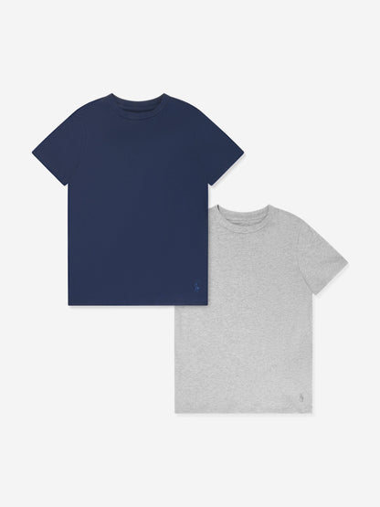Ralph Lauren 男童 2 件装 T 恤套装（海军蓝）
