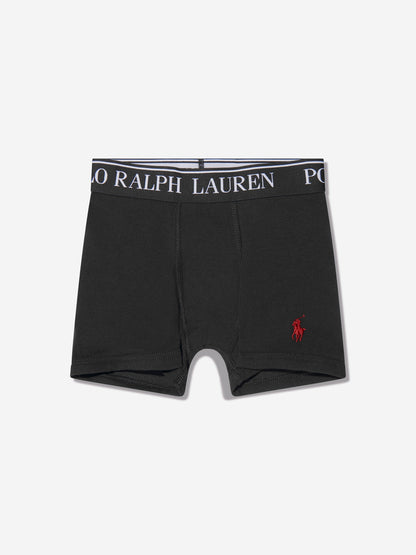 Ralph Lauren Boys 5 Pack Boxer Shorts Set in Grey