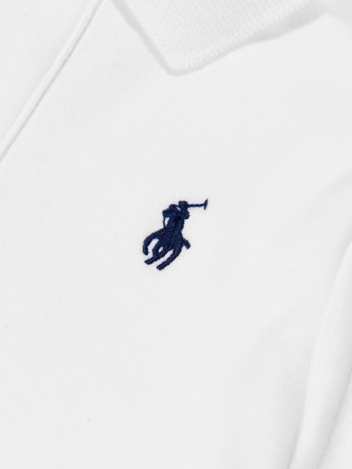 Ralph Lauren 男婴白色徽标 Polo 衫