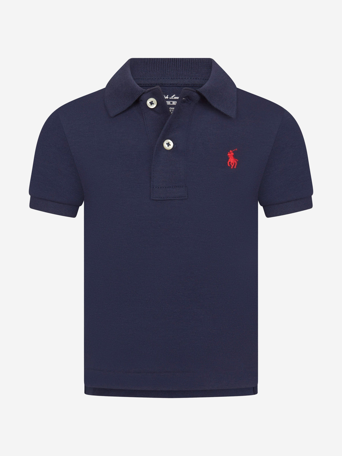 Ralph Lauren 男婴徽标 Polo 衫（海军蓝）