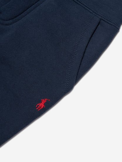Ralph Lauren 男童海军蓝徽标慢跑裤