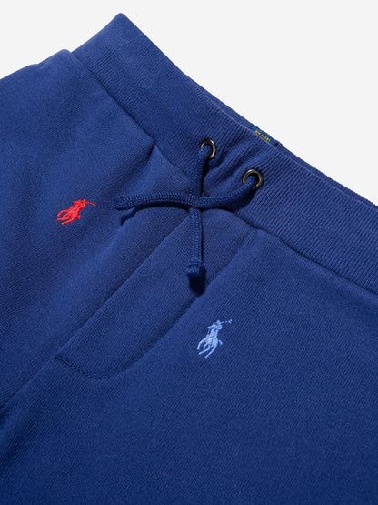 Ralph Lauren 男童海军蓝徽标慢跑裤