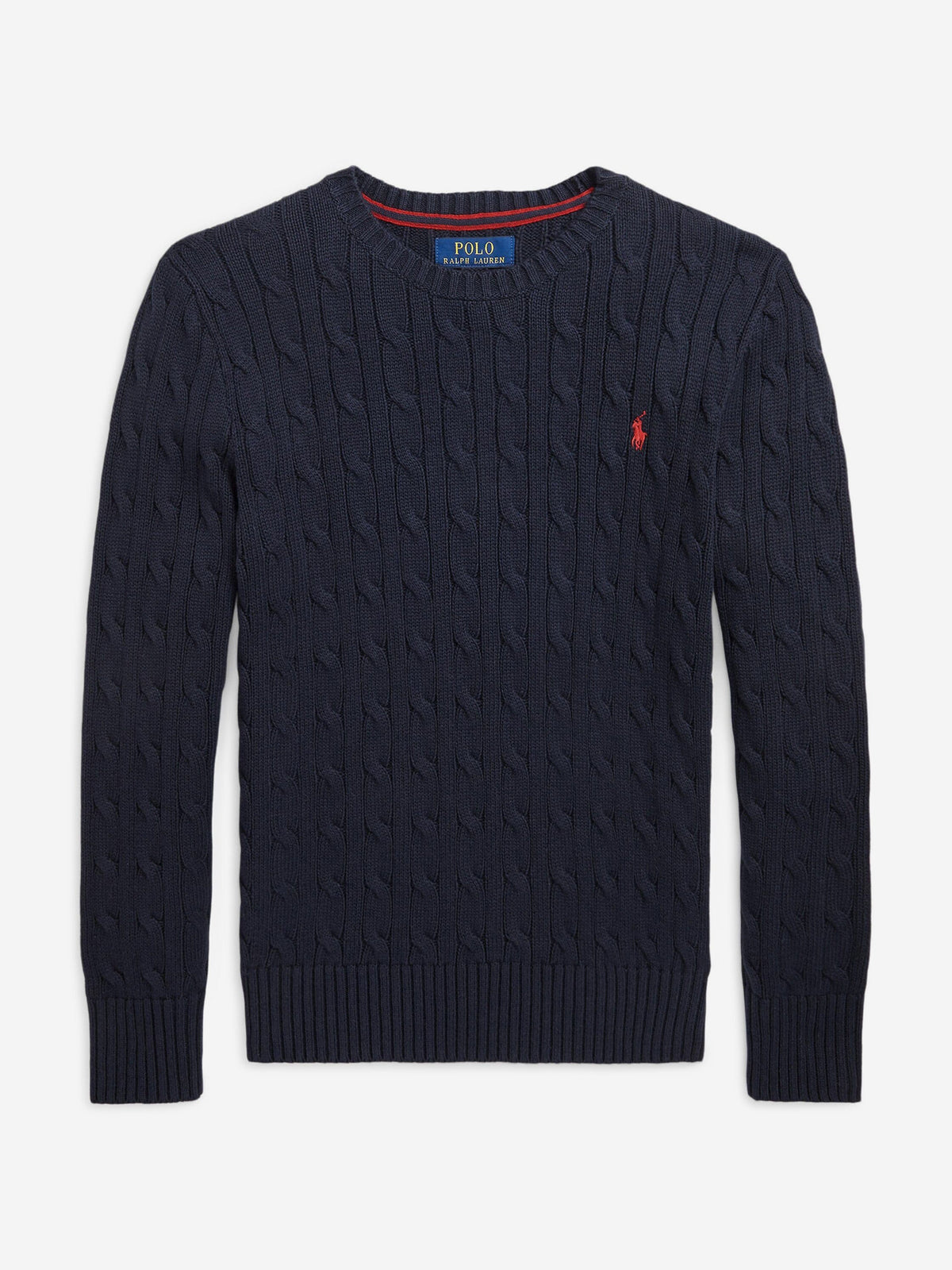 Ralph Lauren 男童海军蓝粗针织套衫