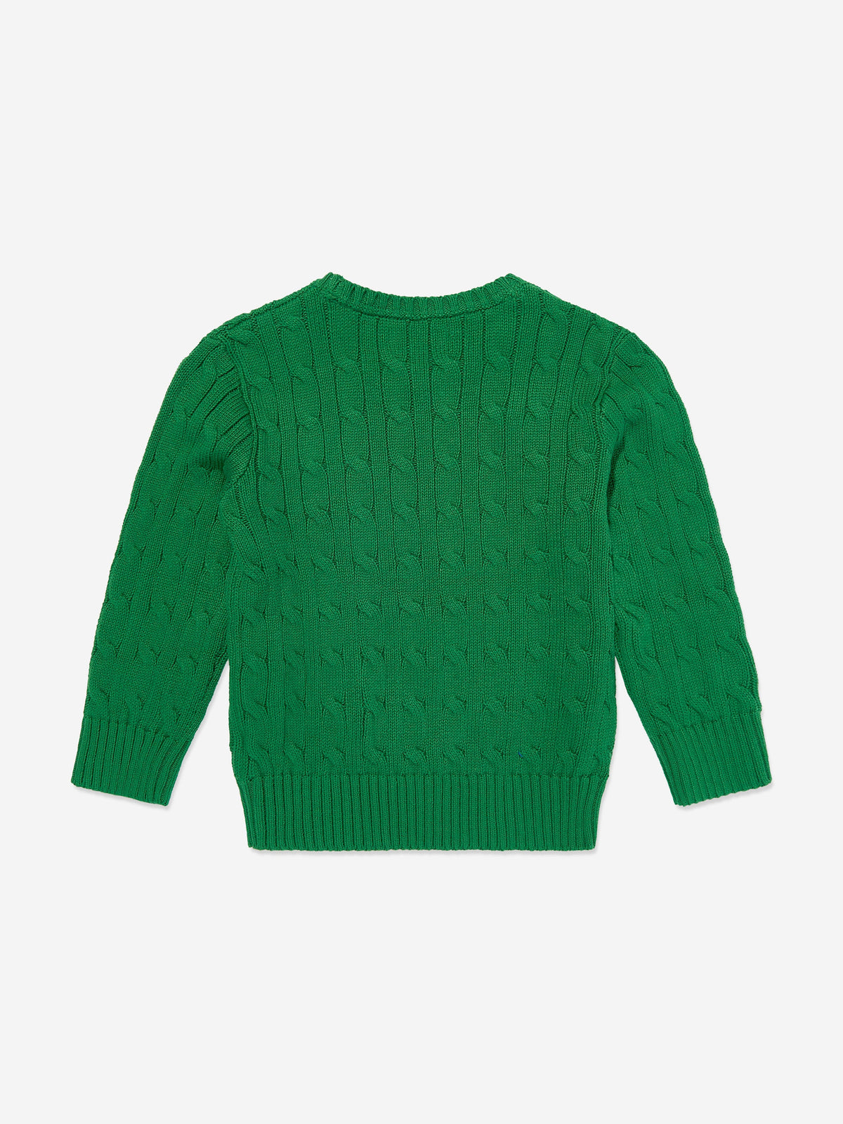 Ralph Lauren 男童绿色粗针织套衫