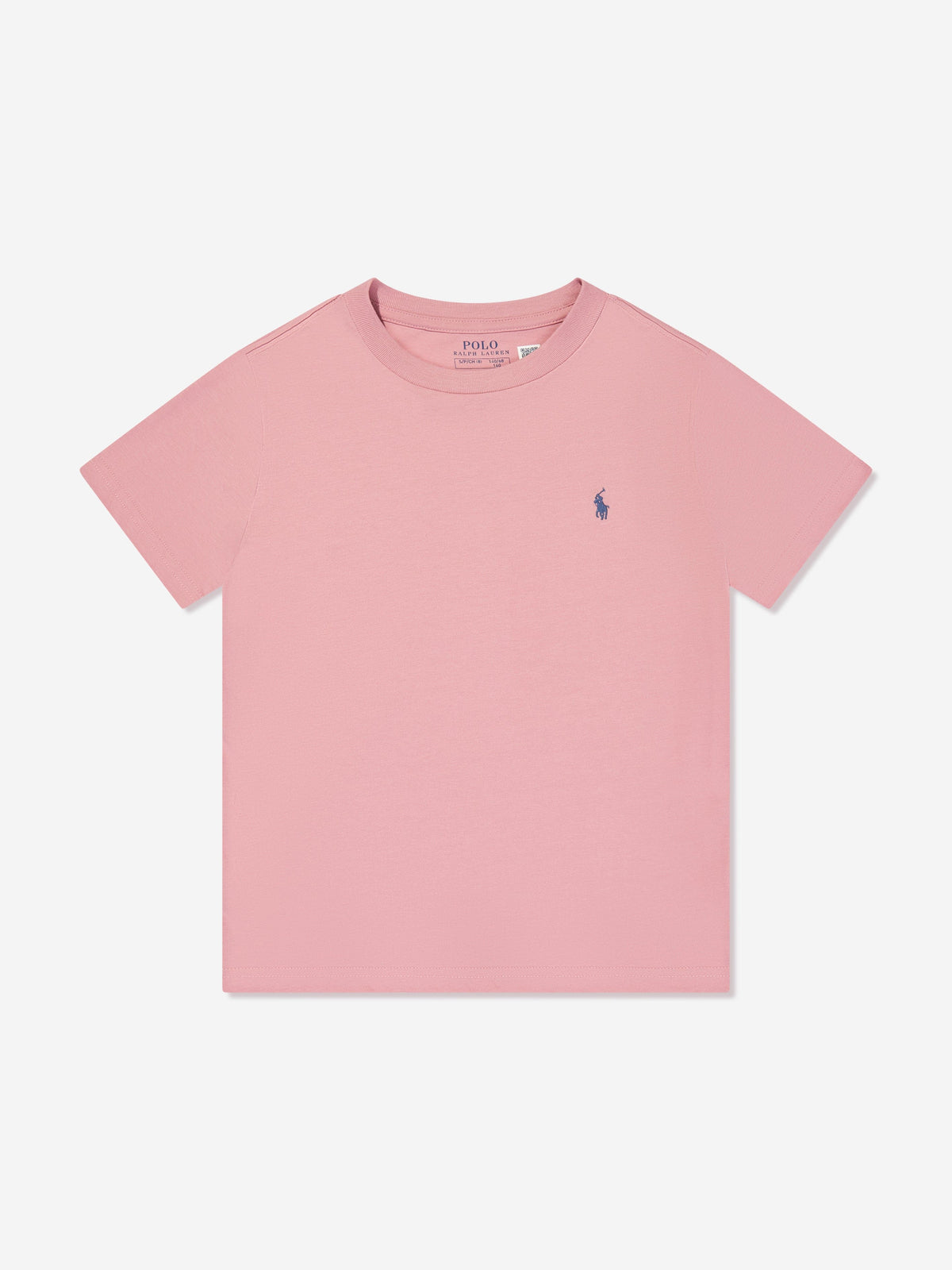 Ralph Lauren 男童粉色徽标 T 恤
