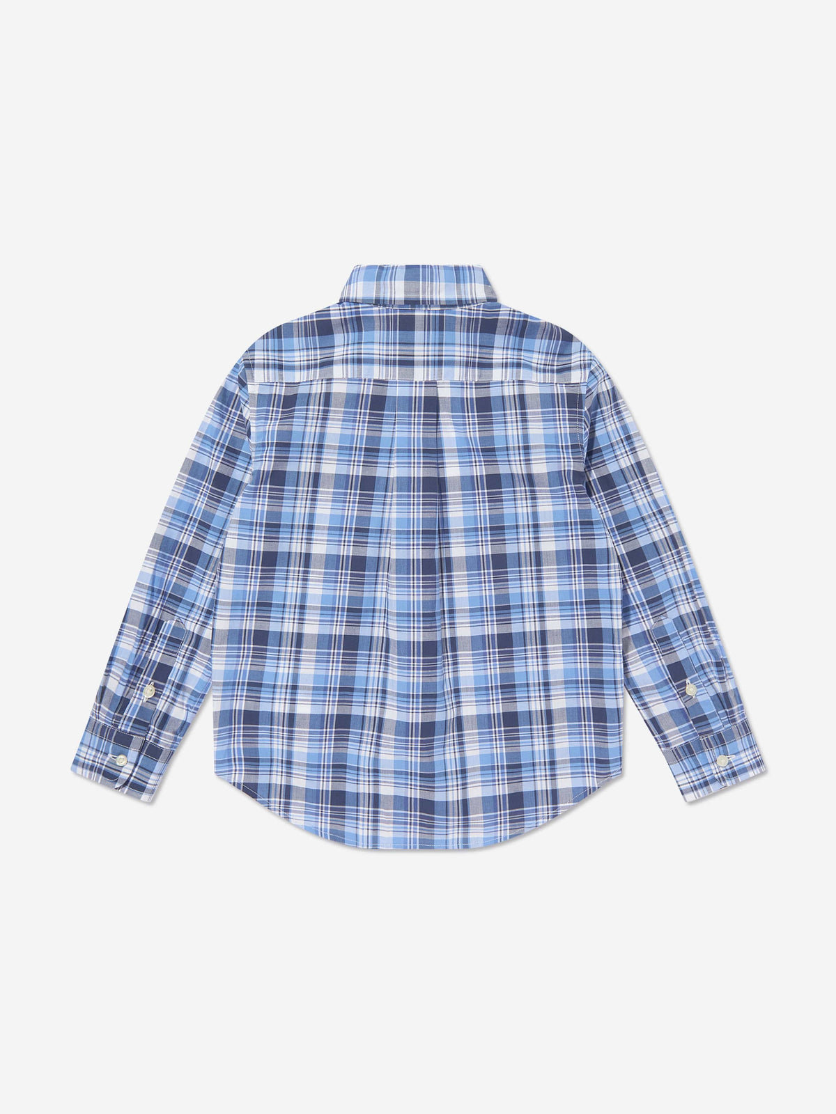 Ralph Lauren 男童蓝色格纹衬衫