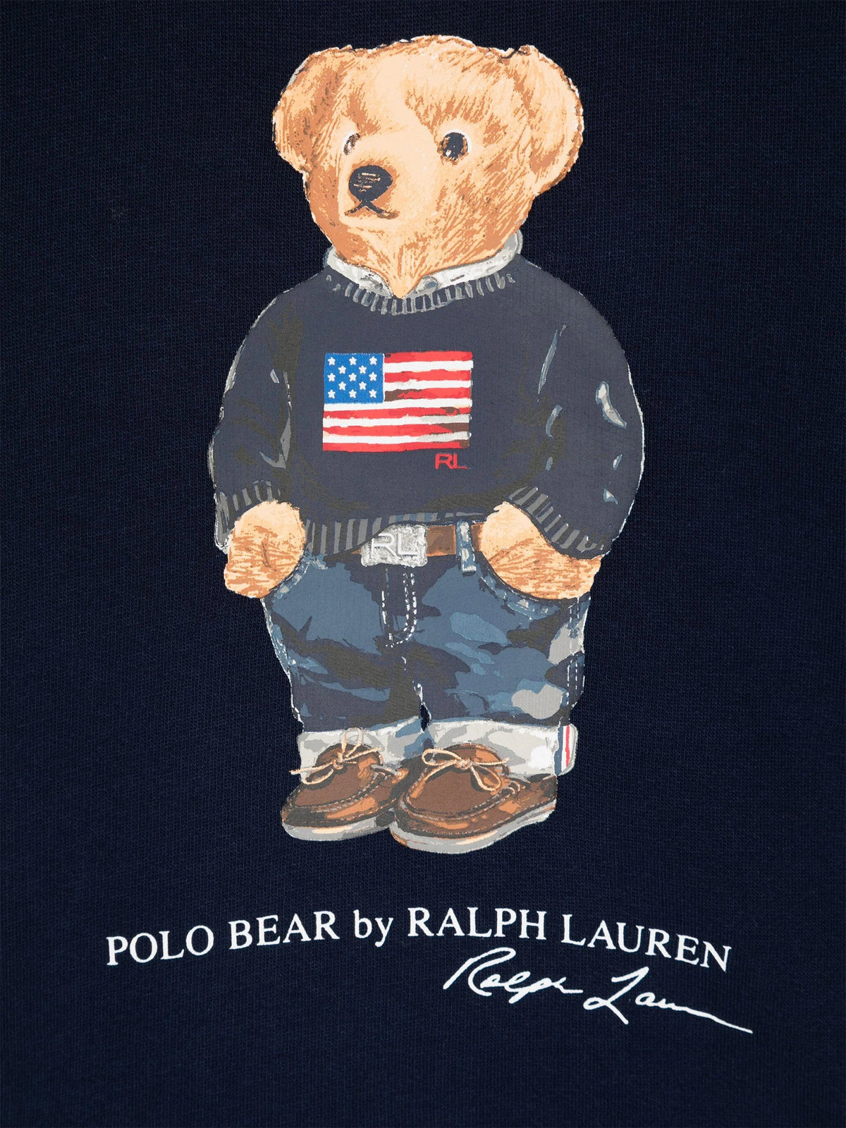 Ralph Lauren 男童海军蓝熊连帽衫