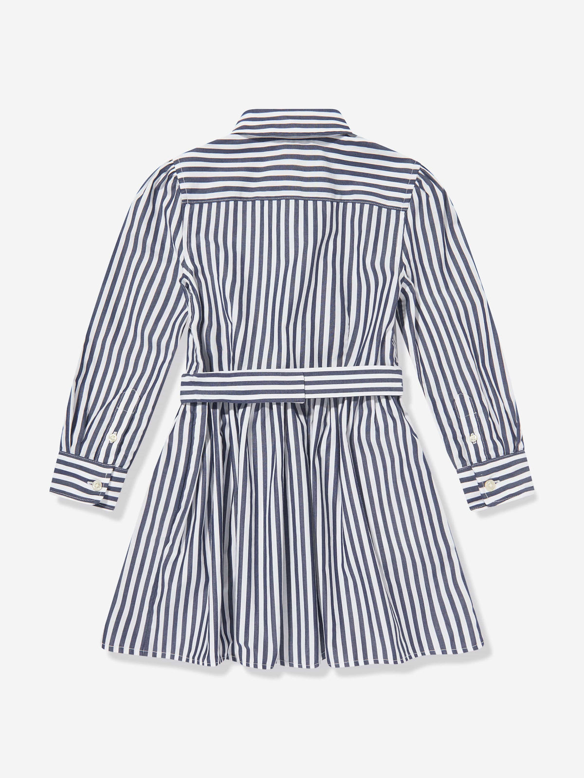 Ralph Lauren 女童条纹府绸衬衫裙（海军蓝）