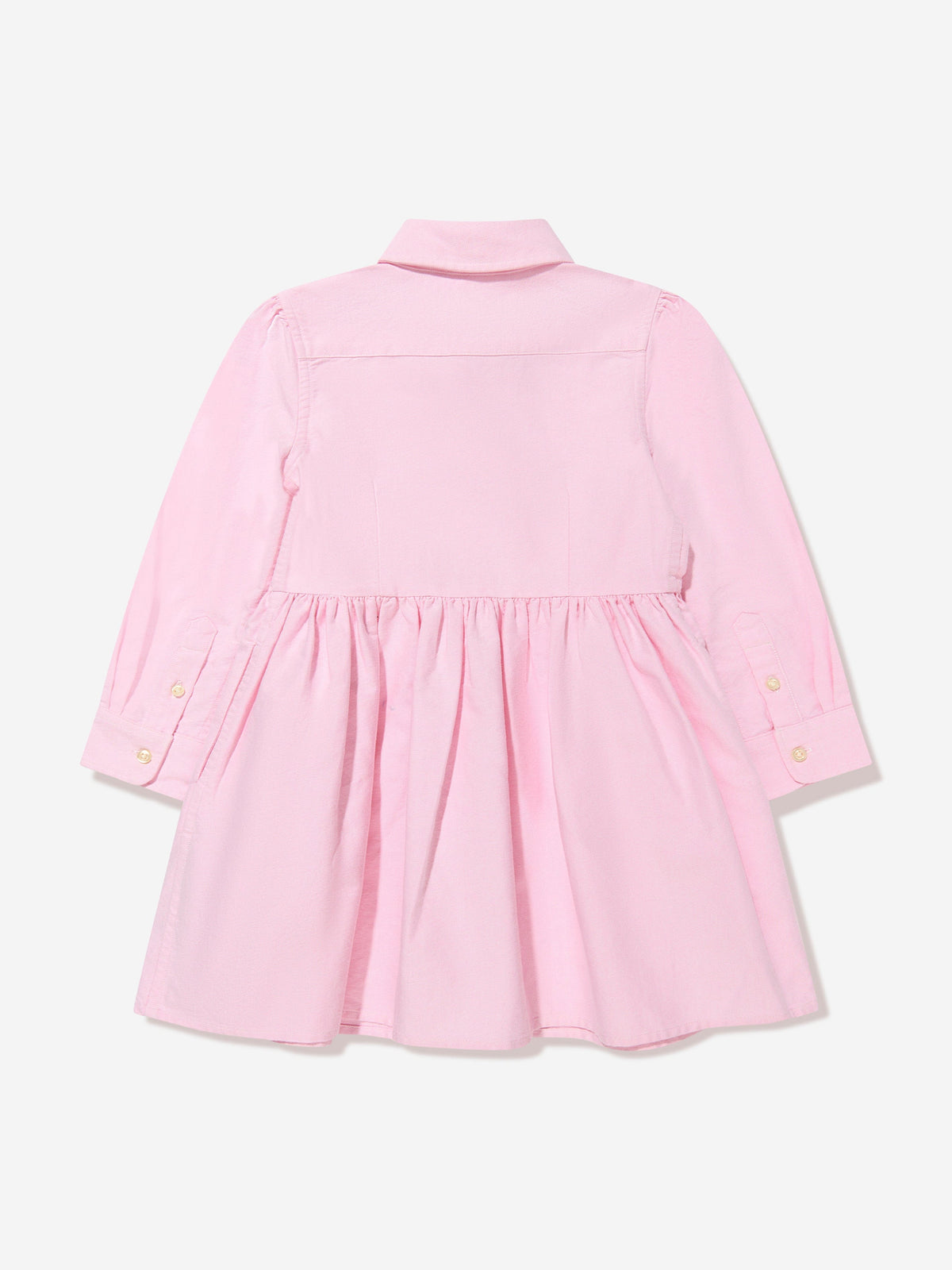 Ralph Lauren 女童粉色牛津衬衫裙