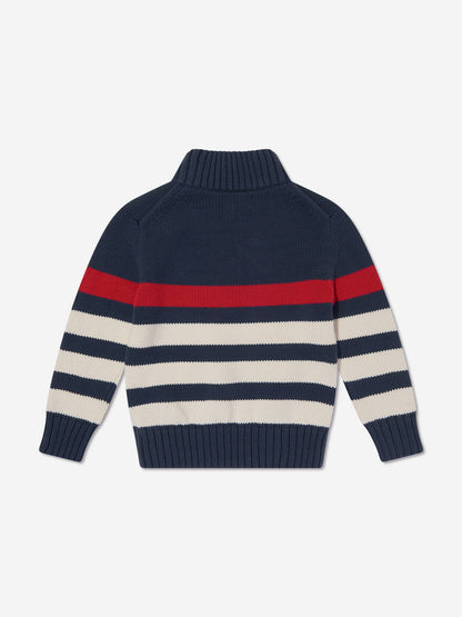 Ralph Lauren 男童条纹半拉链运动衫（多色）
