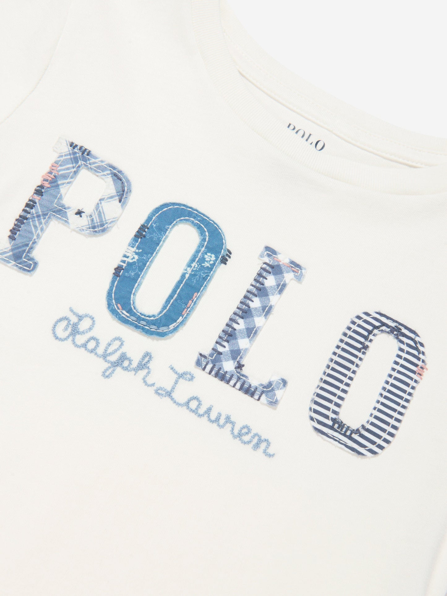 Ralph Lauren 女童白色 Polo T 恤