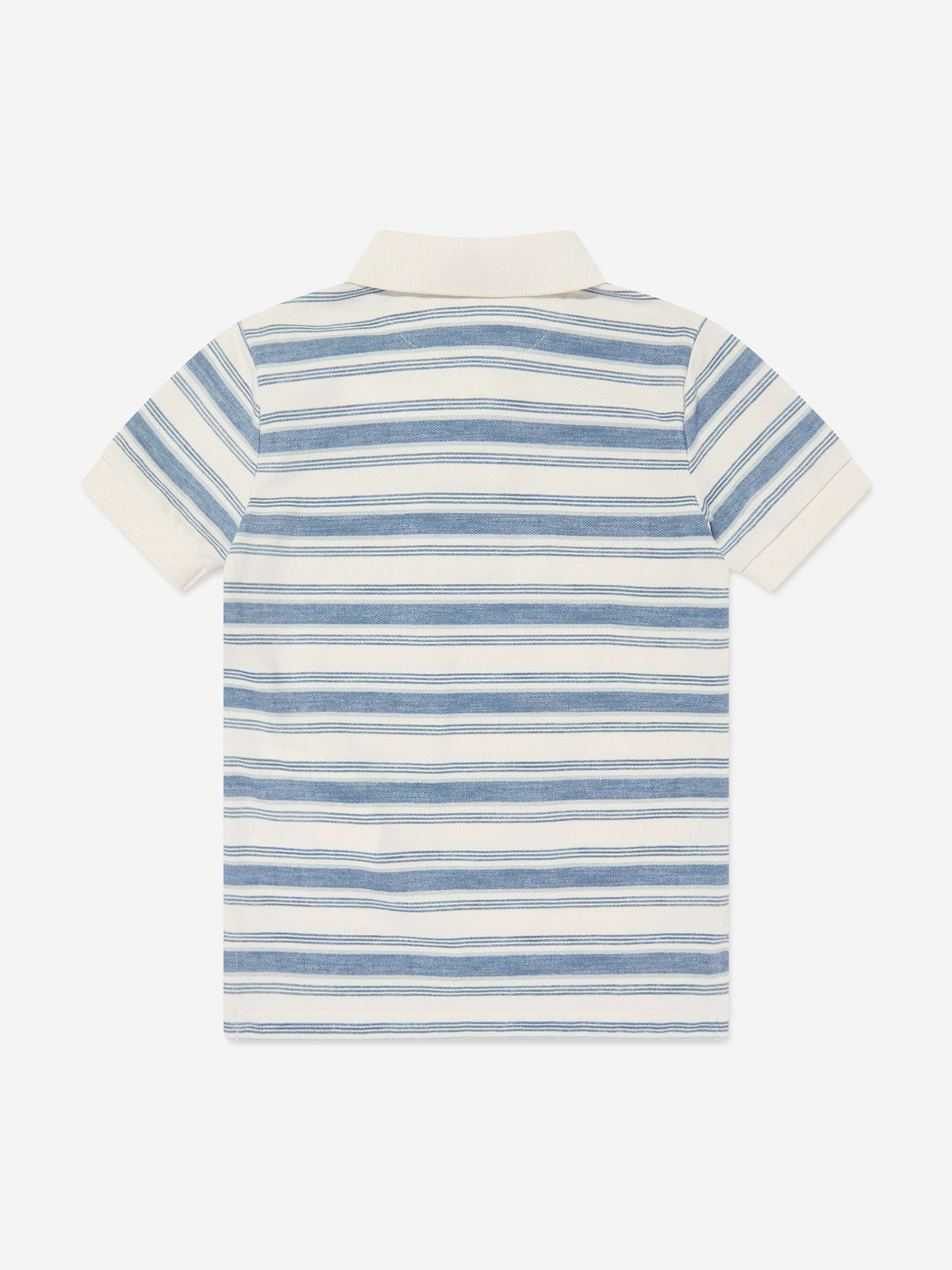 Ralph Lauren 男童蓝色条纹徽标 Polo 衫