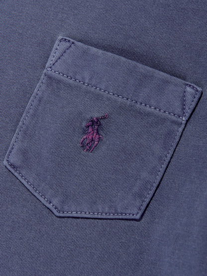 Ralph Lauren 男童蓝色口袋徽标 T 恤