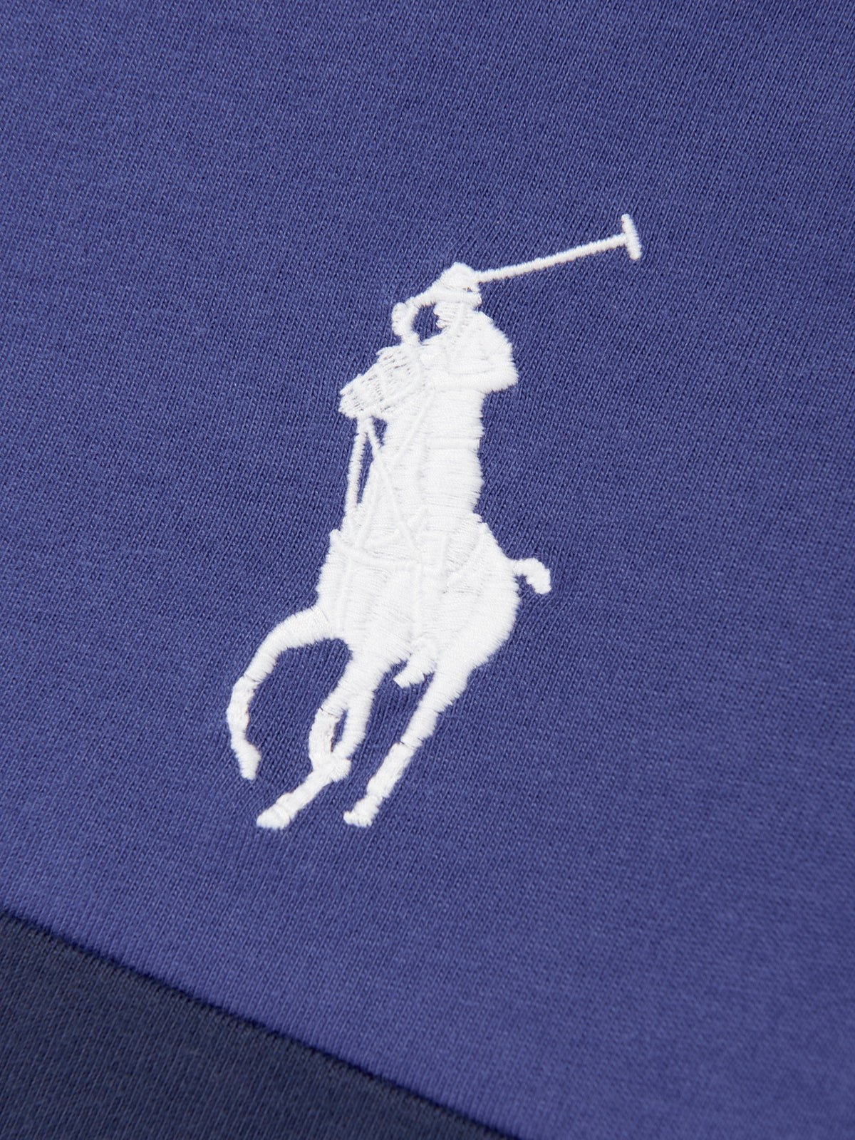 Ralph Lauren 男童海军蓝徽标条纹 T 恤