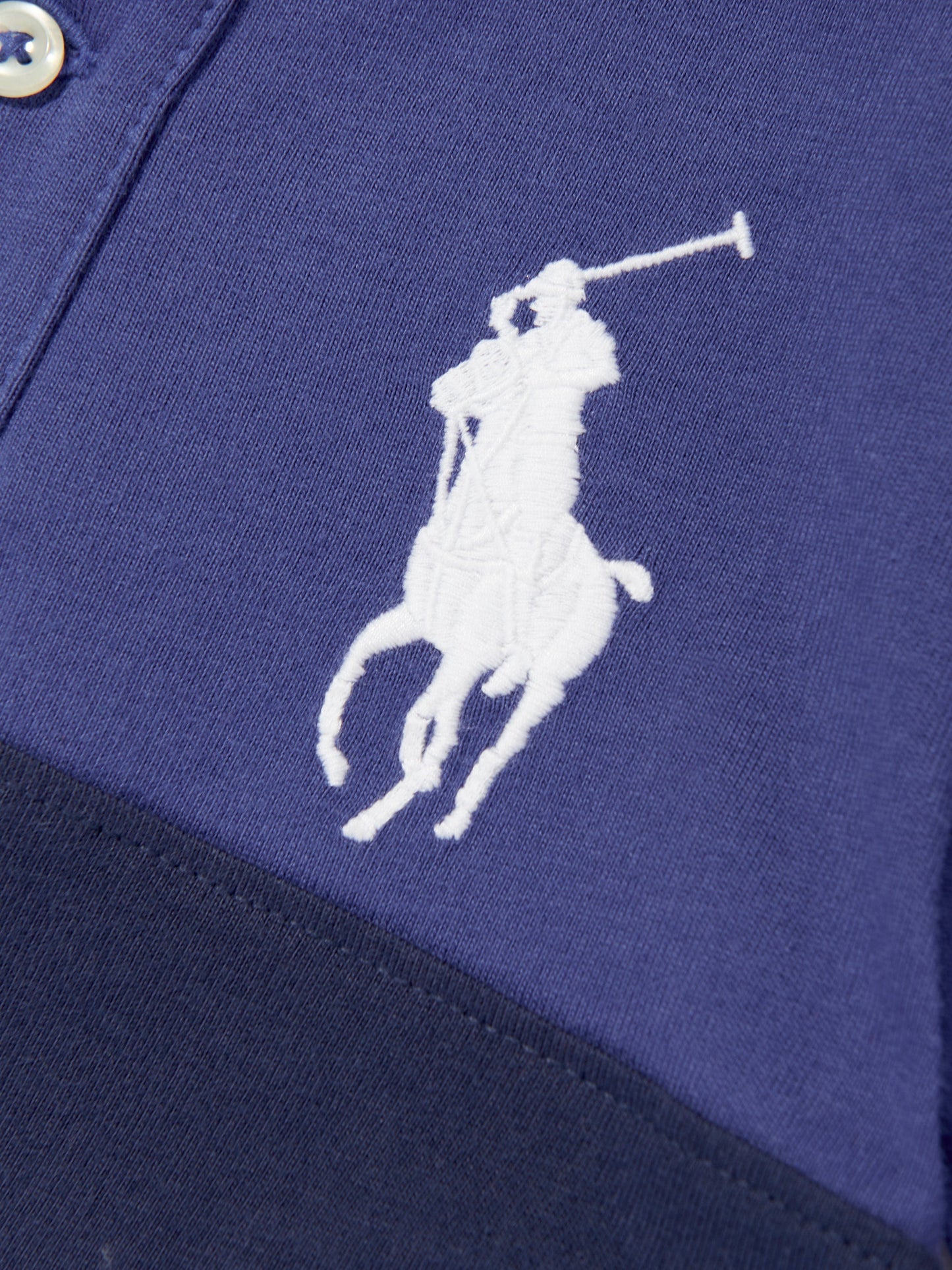 Ralph Lauren 男童海军蓝徽标 Polo 衫