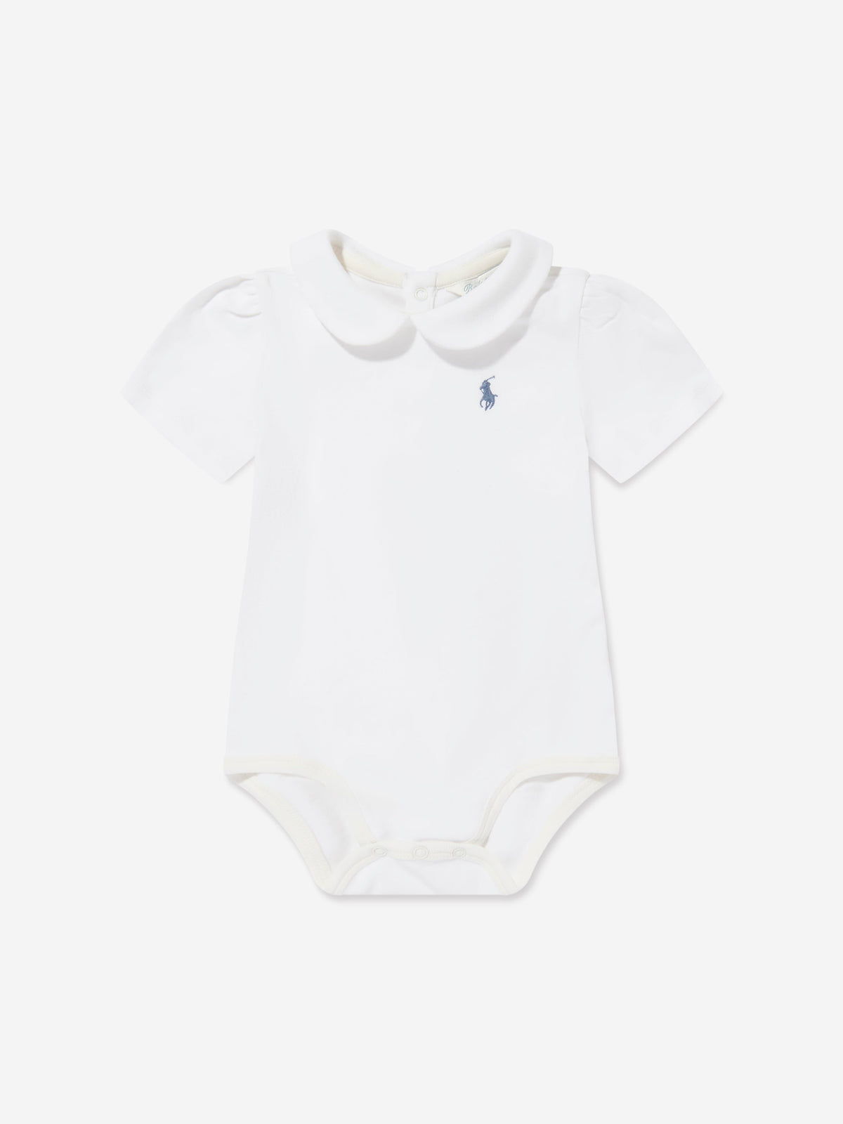Ralph Lauren 女婴泡泡背带裤套装（蓝色）