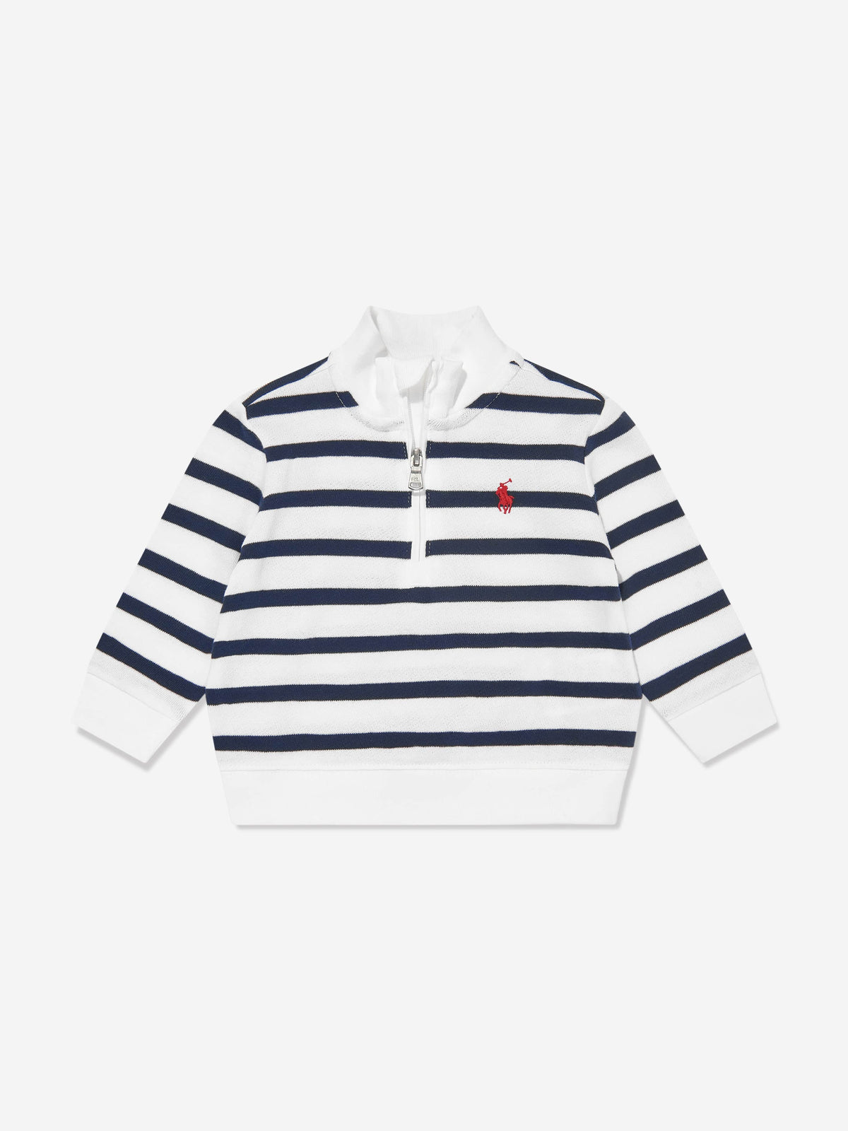 Ralph Lauren 男童条纹短裤套装（白色）