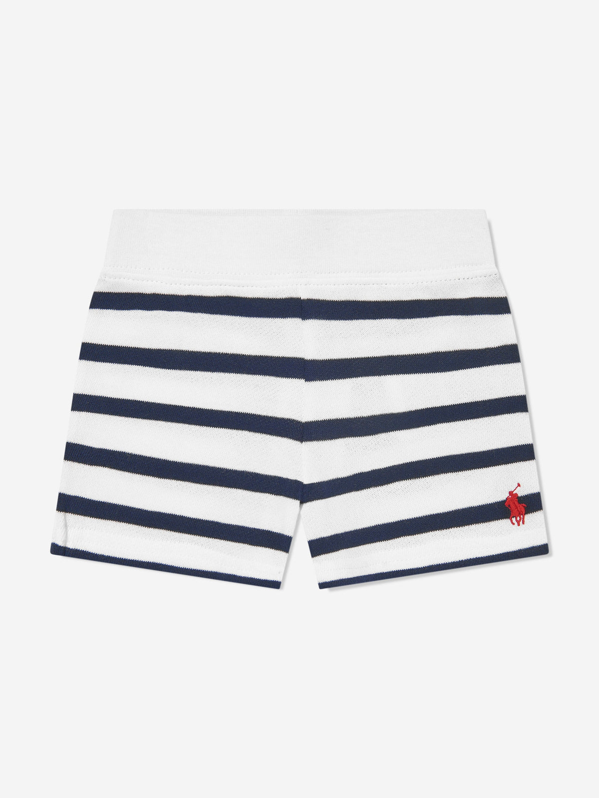 Ralph Lauren 男童条纹短裤套装（白色）