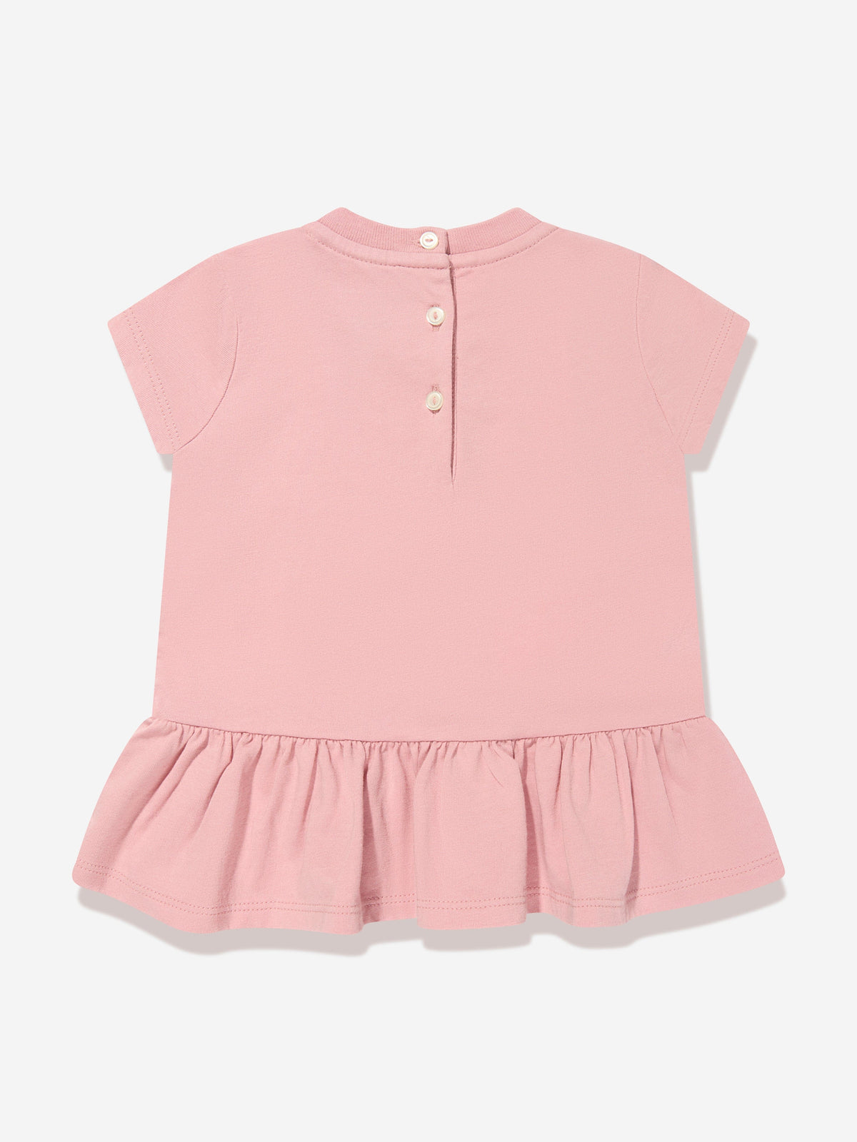 Ralph Lauren 女婴粉色小熊针织连衣裙