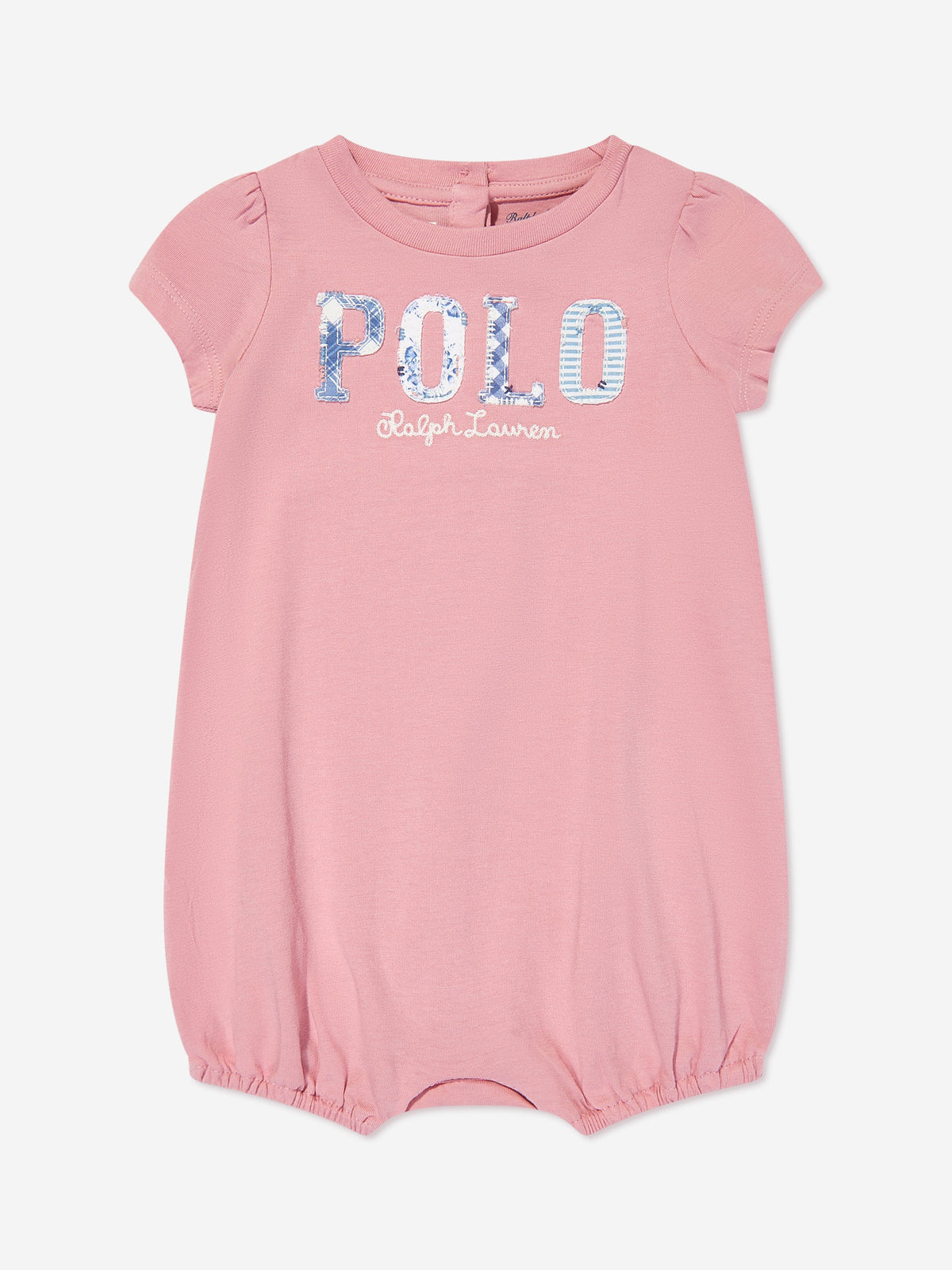Ralph Lauren 女婴 Polo 连体衣（粉色）