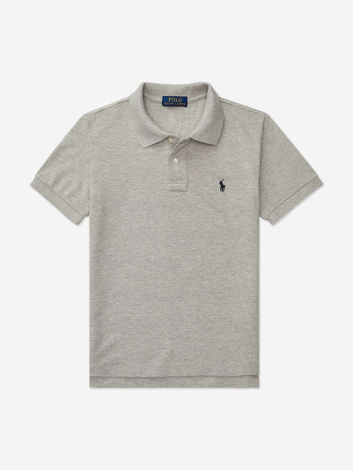 Ralph Lauren 男童灰色徽标 Polo 衫