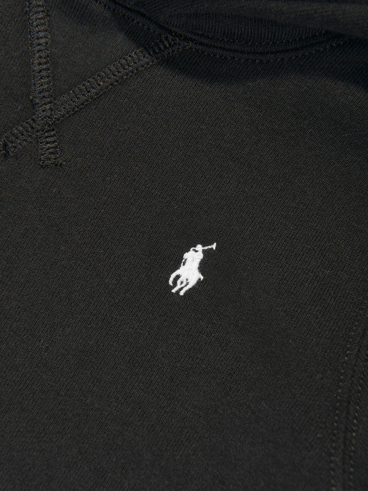 Ralph Lauren 男童黑色徽标连帽衫