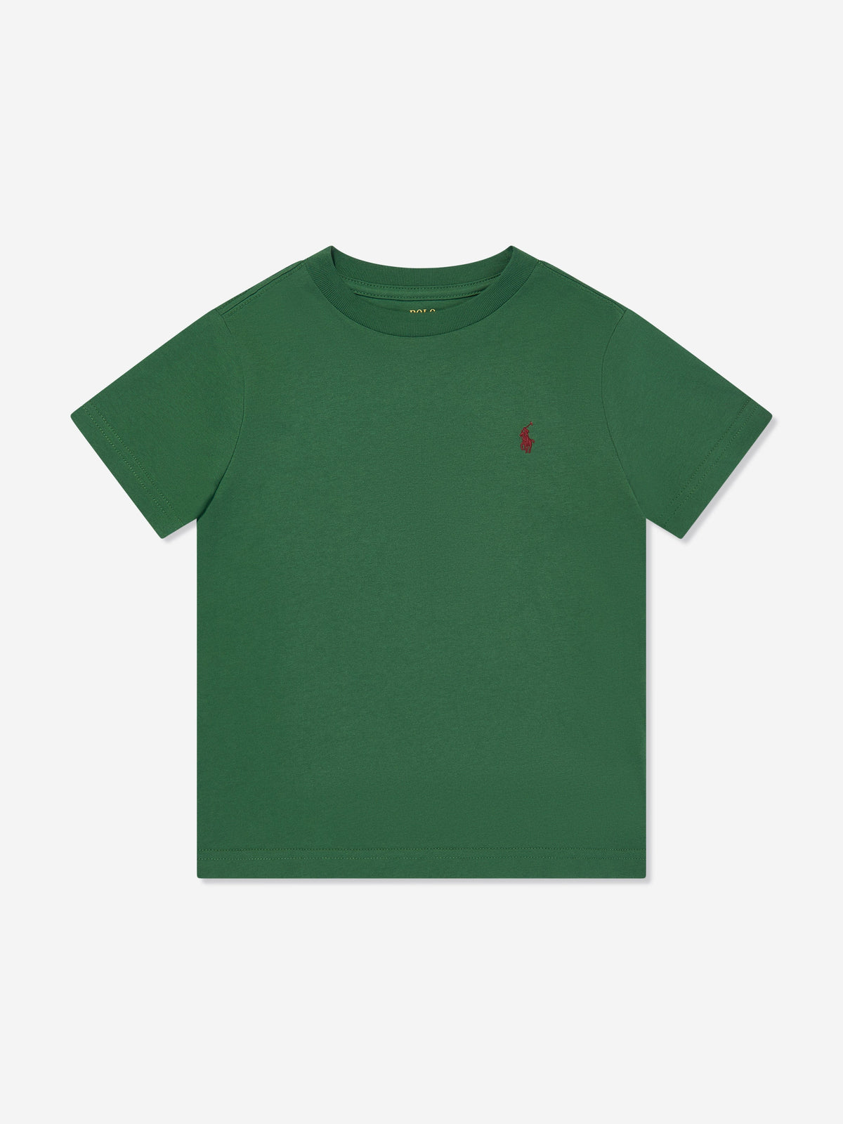Ralph Lauren 男童绿色徽标 T 恤