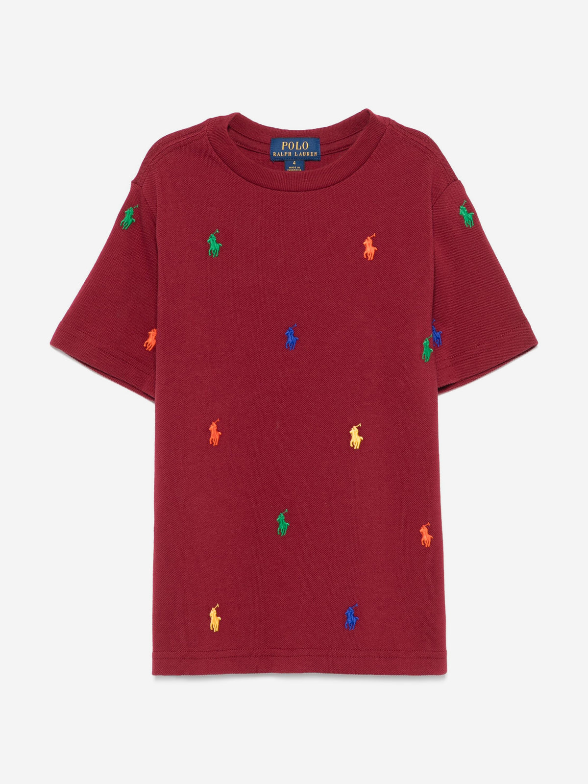 Boys Logo T-Shirt in Red