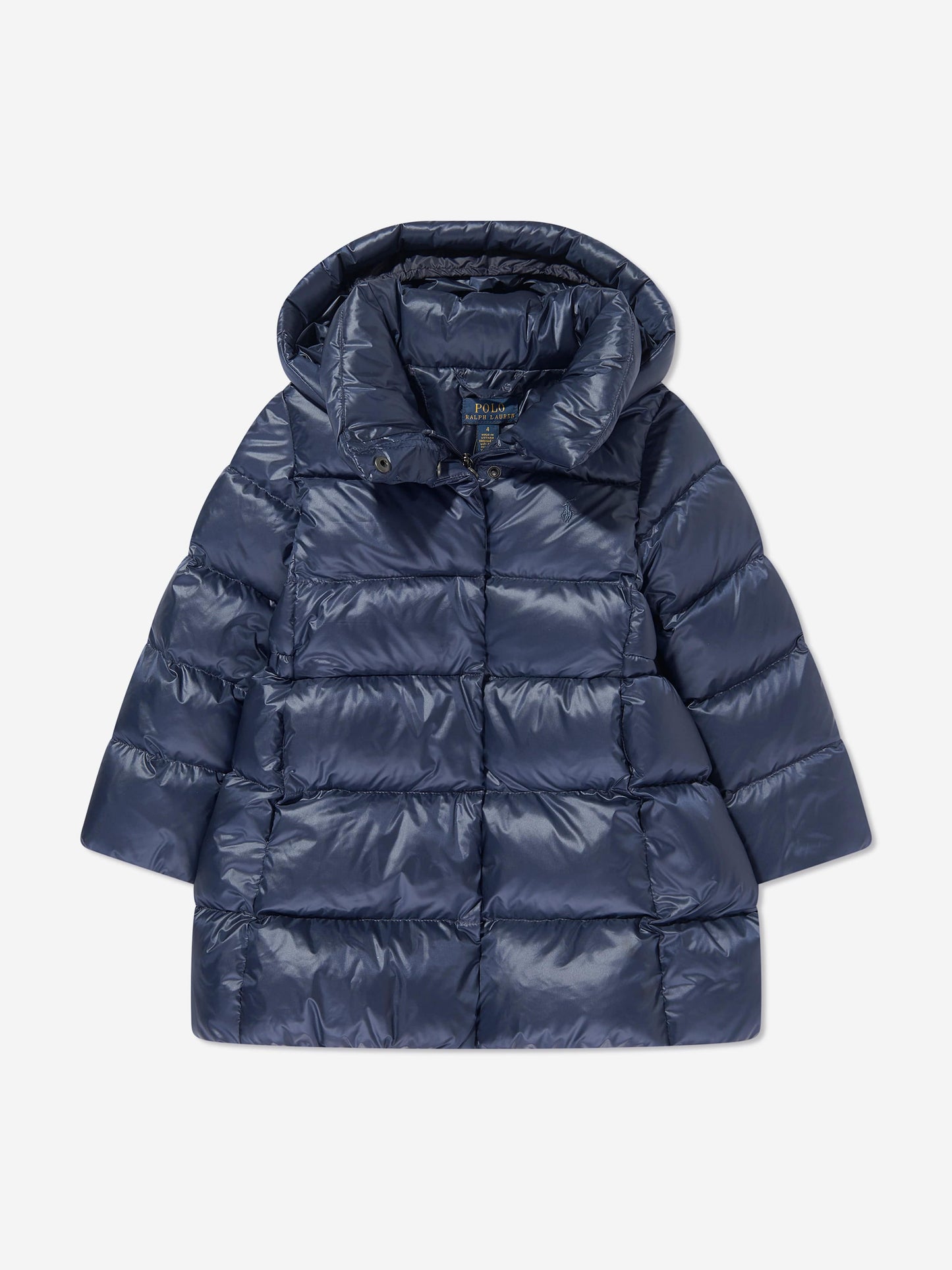 Ralph Lauren 女童长款羽绒加厚外套（海军蓝）