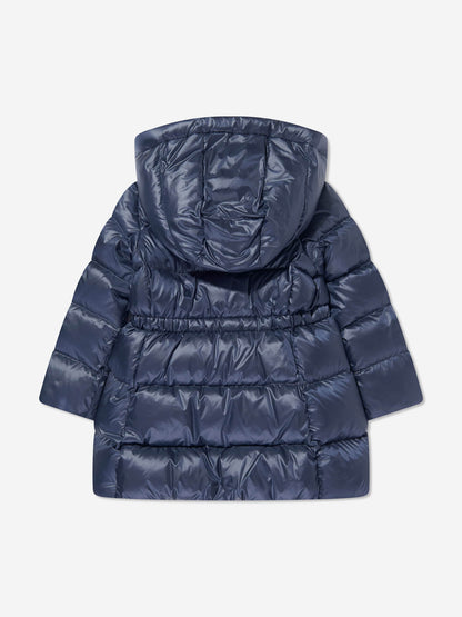 Ralph Lauren 女童长款羽绒加厚外套（海军蓝）