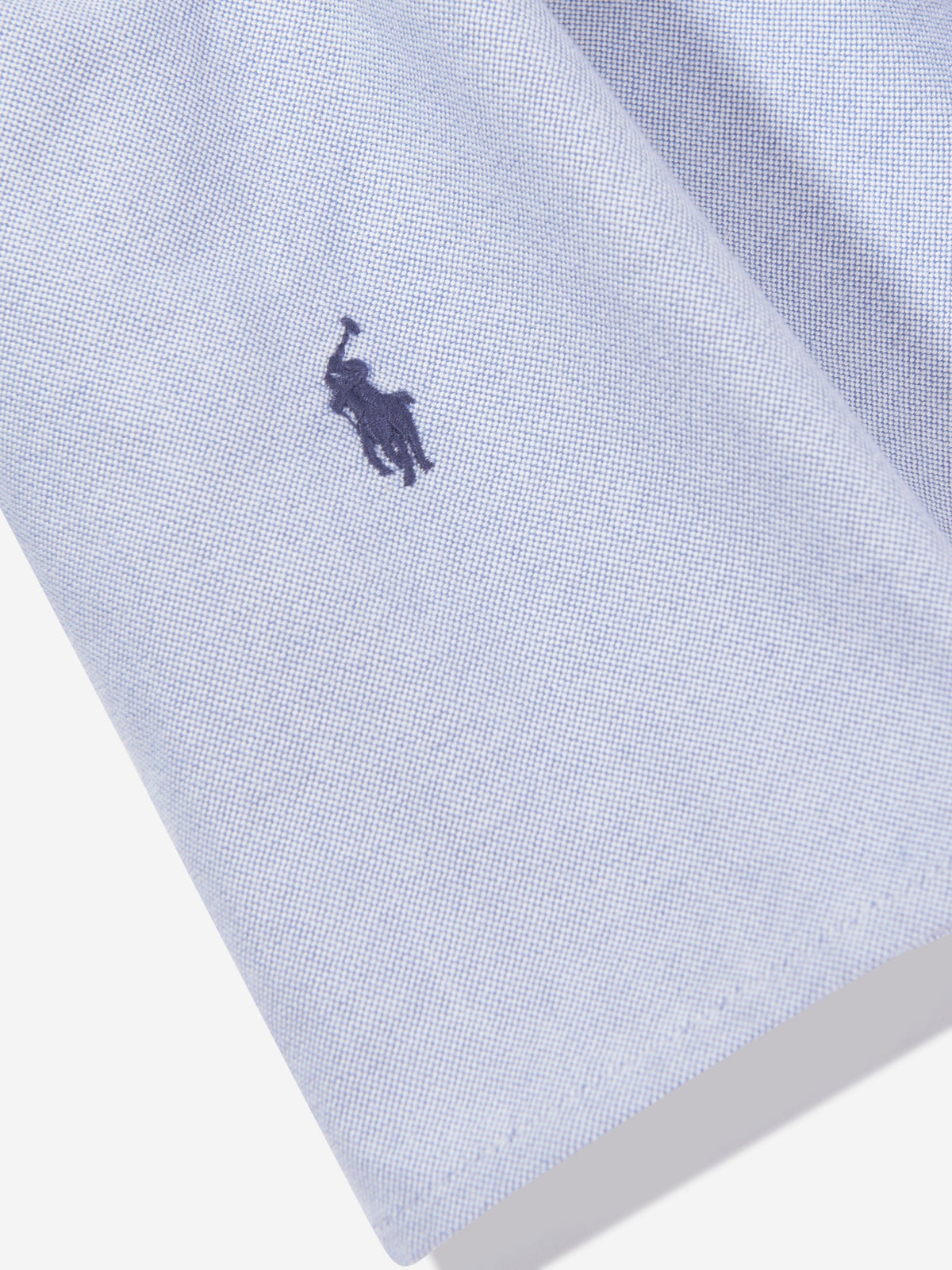 Ralph Lauren Girls Classic Oxford Shirt Dress in Blue
