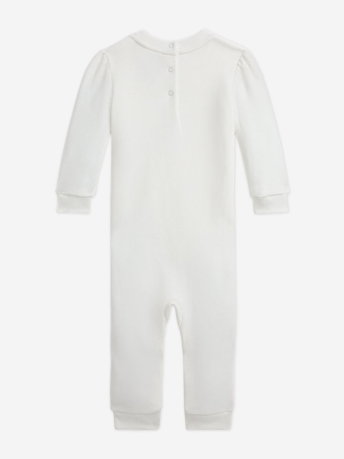 Ralph Lauren Baby Girls Bear Romper in Ivory