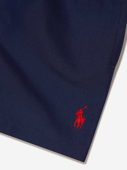 Ralph Lauren 男童徽标泳裤