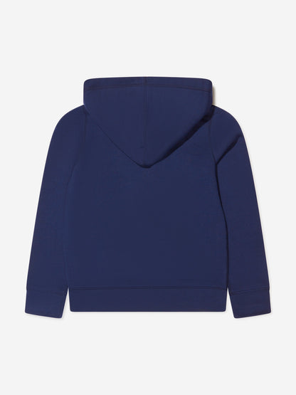 Ralph Lauren 女童徽标拉链上衣（海军蓝）