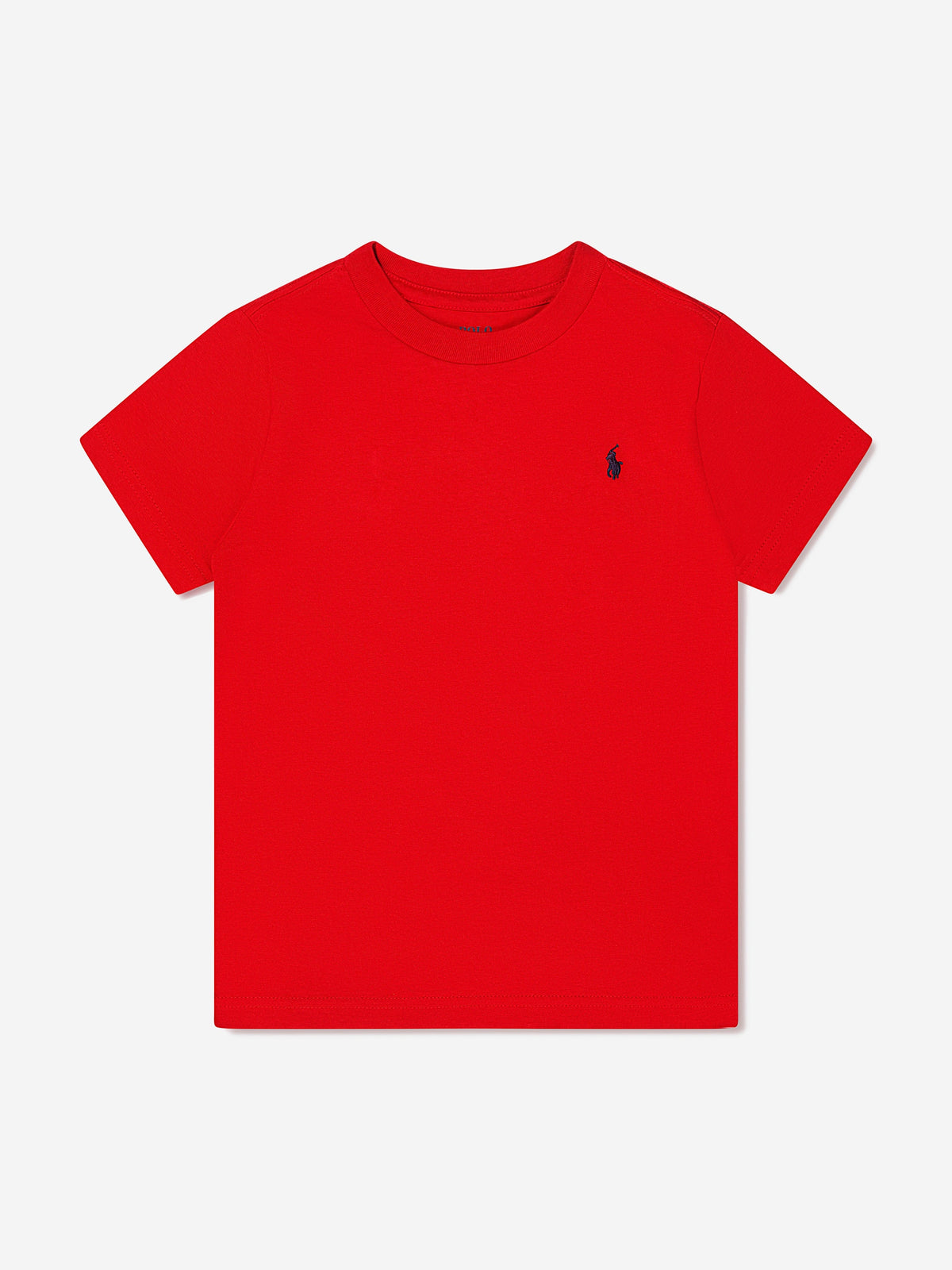 Ralph Lauren 男童红色徽标 T 恤