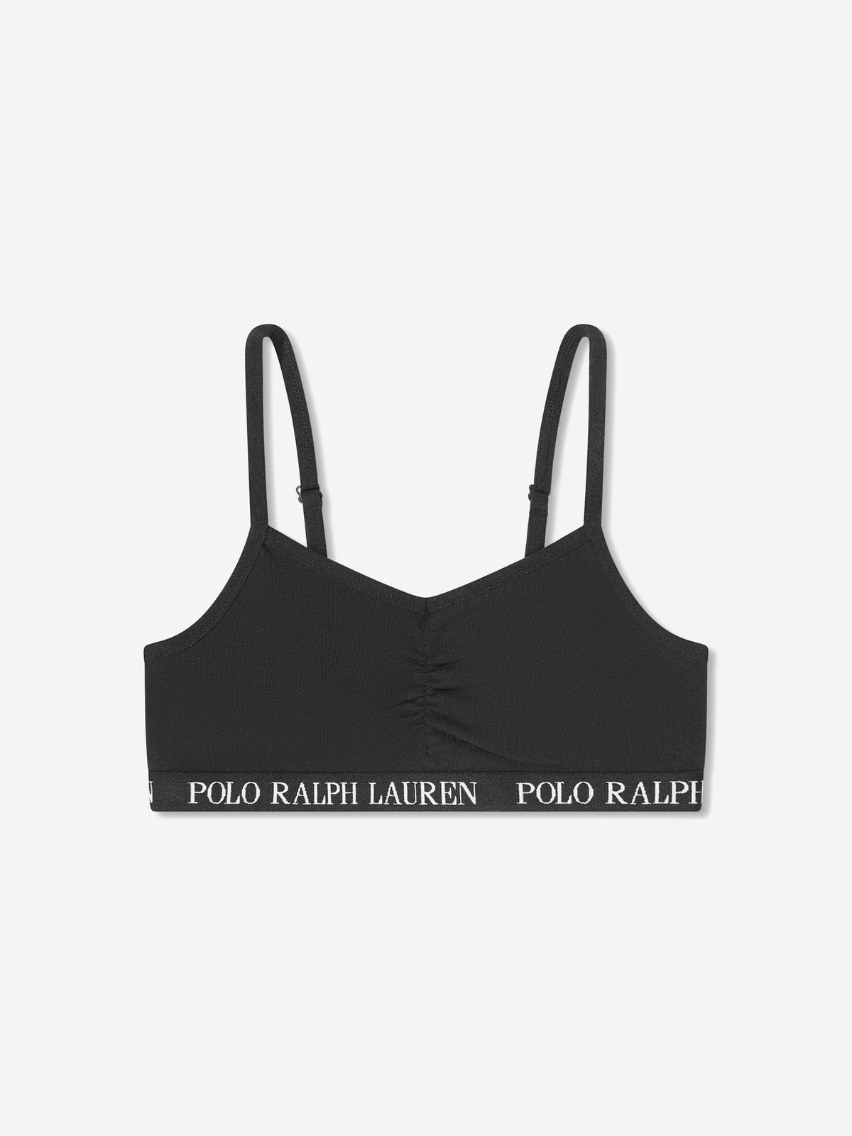 Ralph Lauren Girls 2 Pack Bralette Set in Black