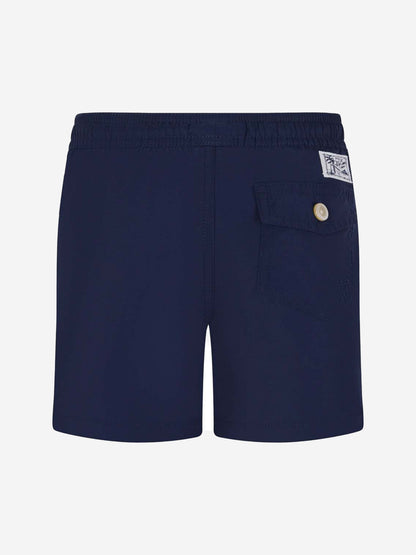 Ralph Lauren 男童徽标泳裤