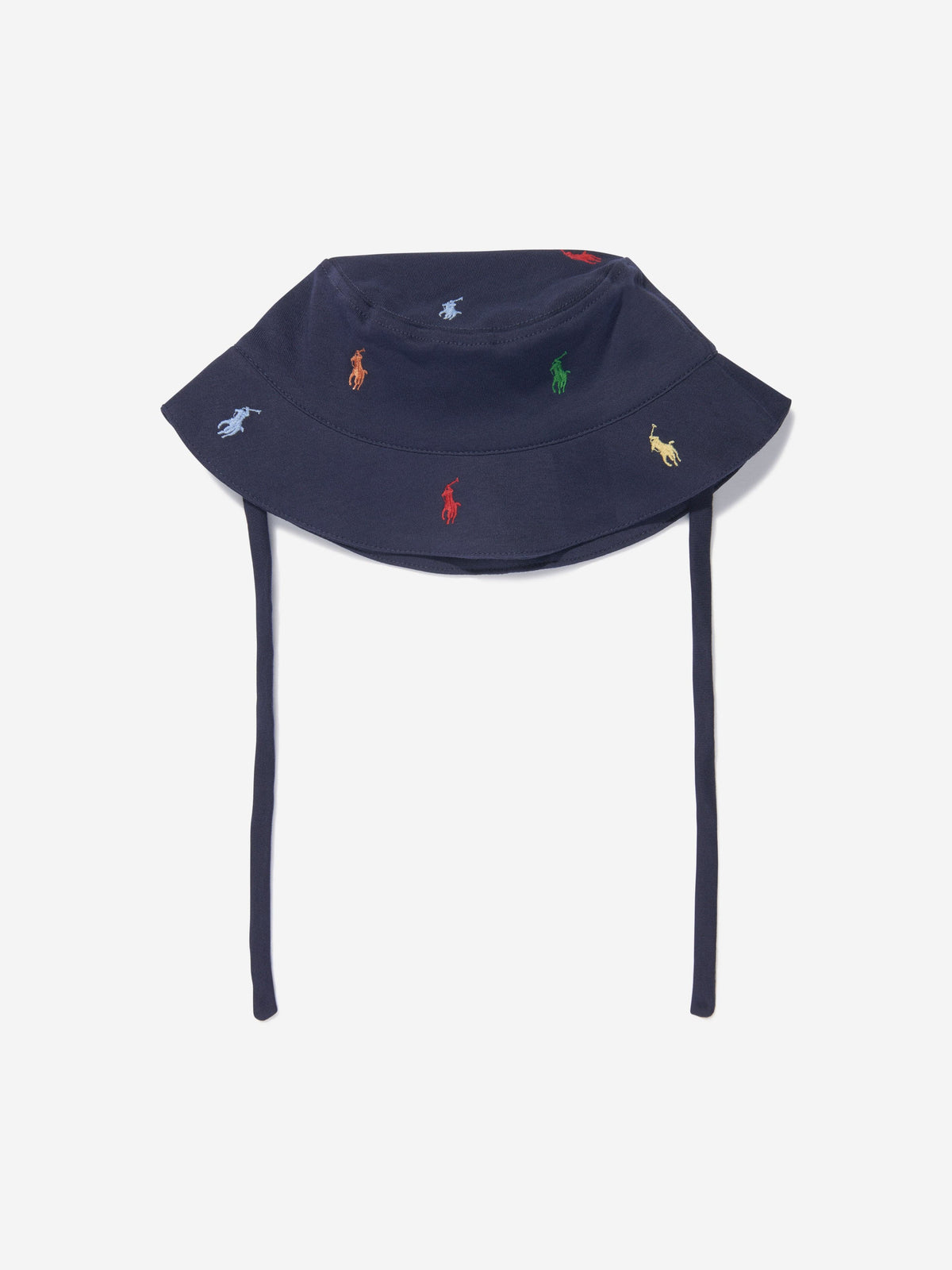 Ralph Lauren Baby Boys Logo Sun Hat in Navy