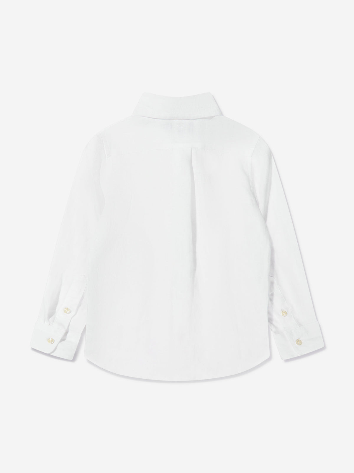 Ralph Lauren 男童白色亚麻衬衫