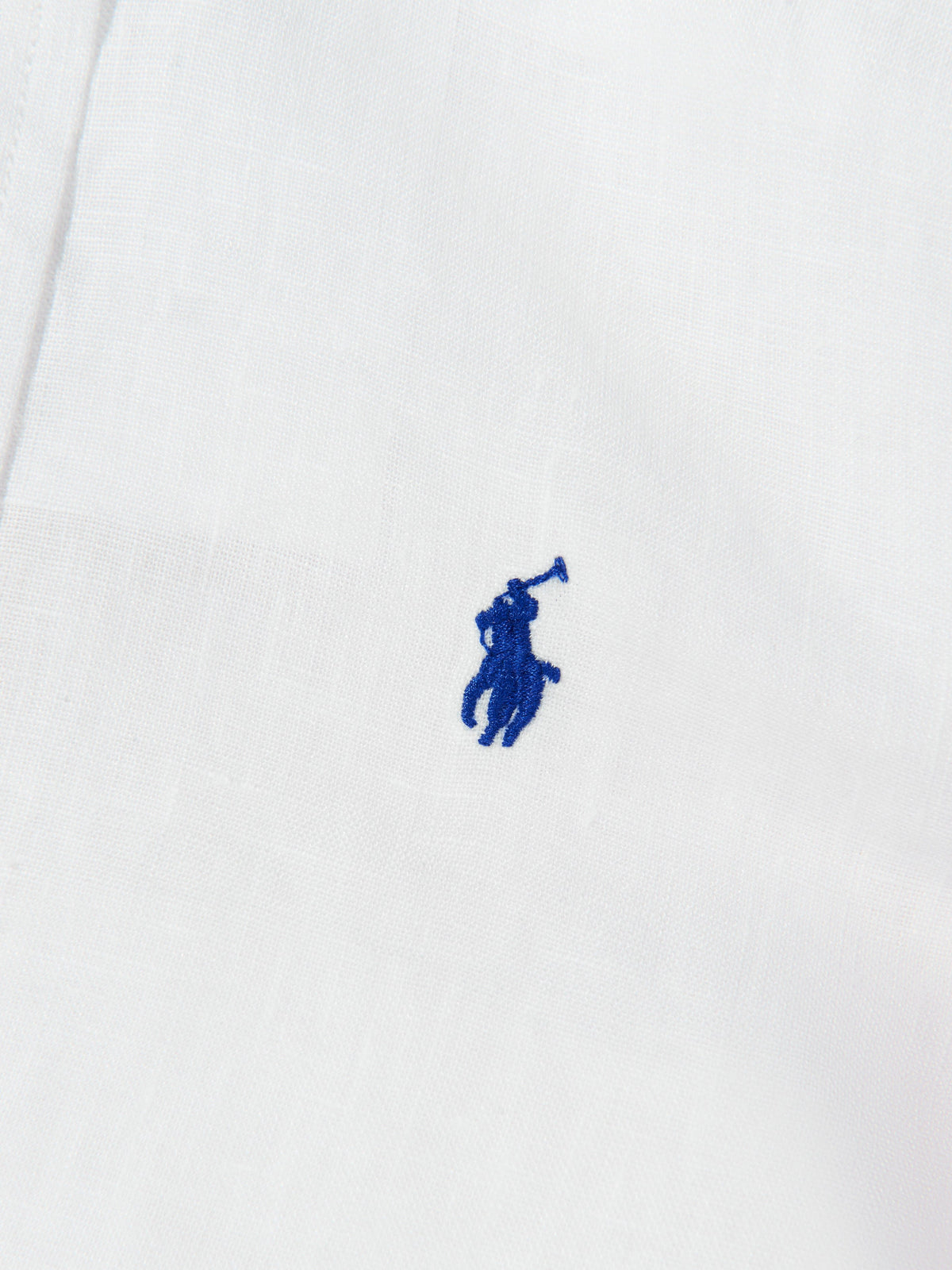 Ralph Lauren 男童白色亚麻衬衫