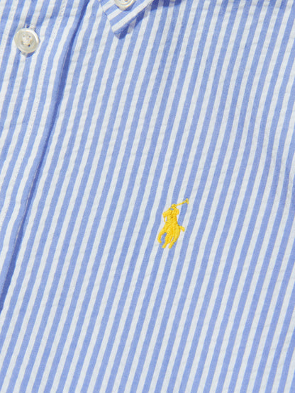 Ralph Lauren 男童蓝色短袖衬衫
