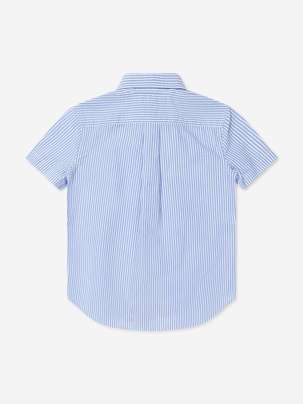Ralph Lauren 男童蓝色短袖衬衫