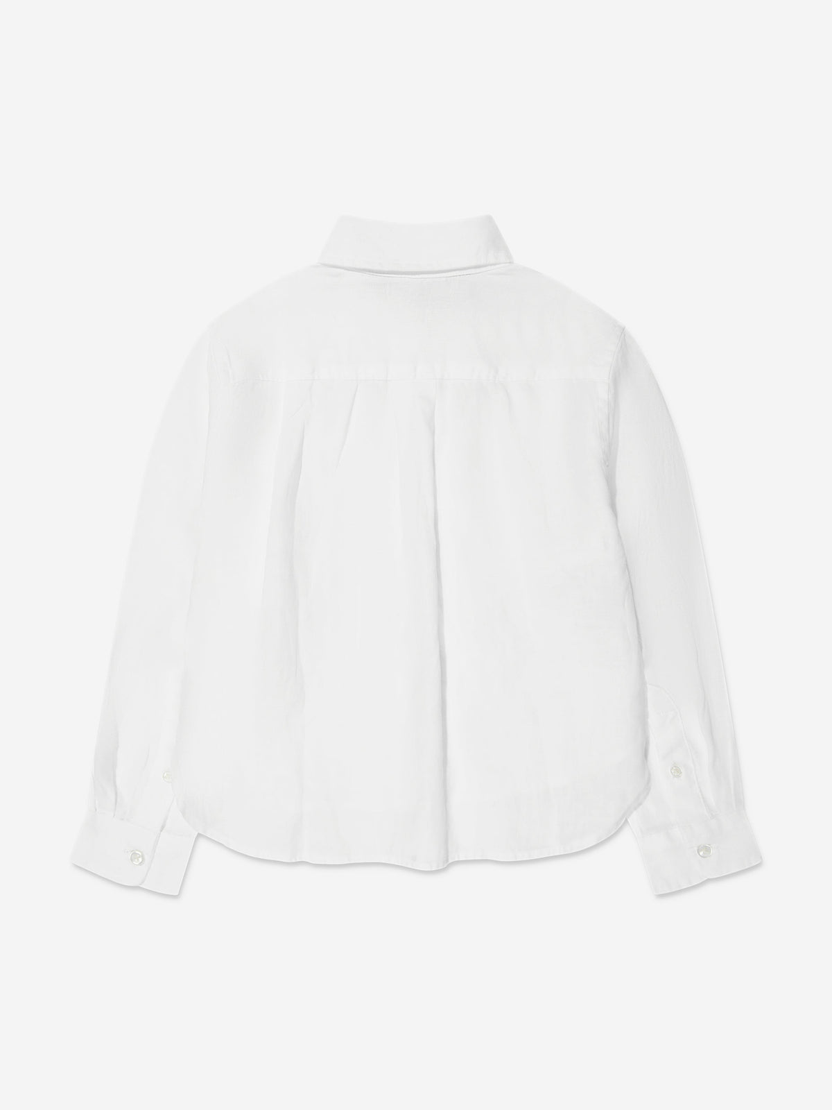 Ralph Lauren 女童白色徽标衬衫