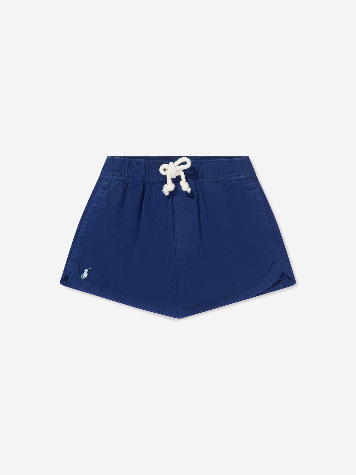 Ralph Lauren 女童 Prepster Logo 短裤（海军蓝）