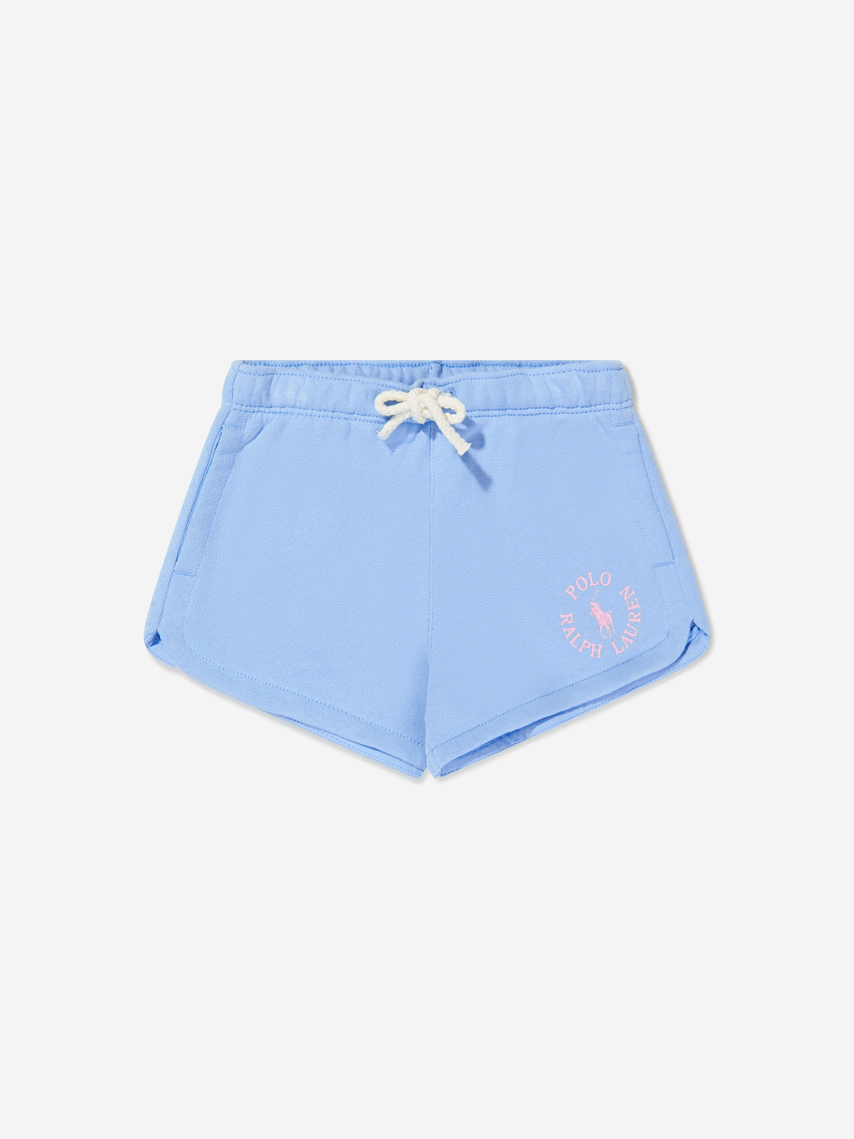 女童蓝色 Prepster 徽标短裤