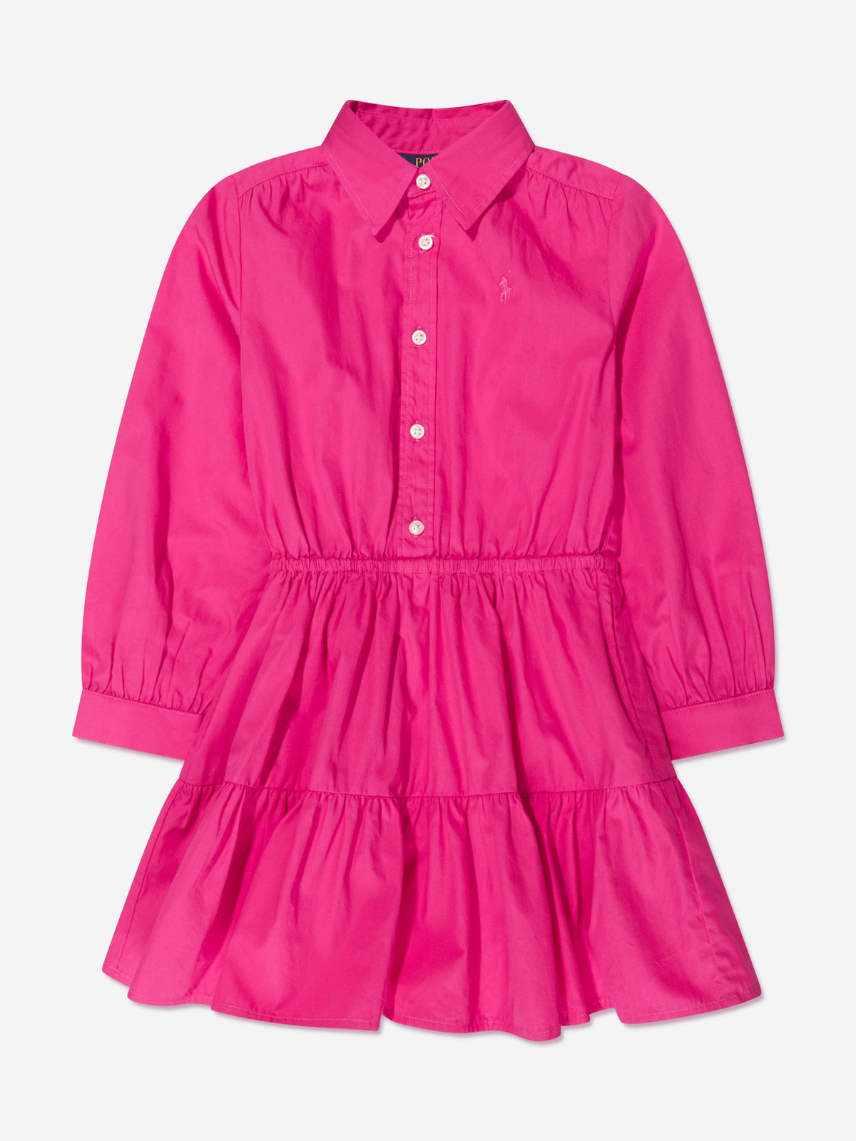 Ralph Lauren 女童粉色多层衬衫裙