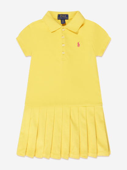 女童黄色 Polo 衫